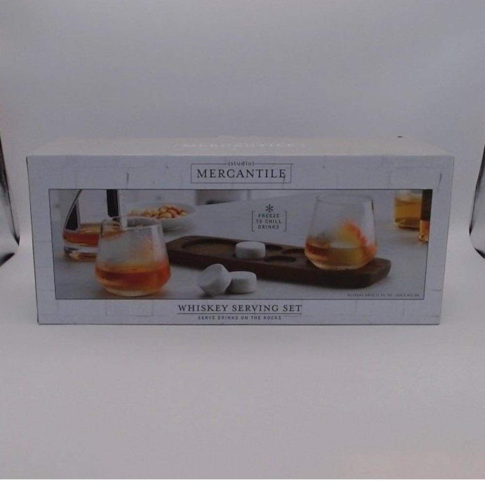 Studio Mercantile Whiskey Serving Set, BRAND NEW IN BOX